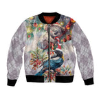 Koala and Tui Bird Christmas in July Bomber Jacket