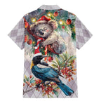 Koala and Tui Bird Christmas in July Family Matching Mermaid Dress and Hawaiian Shirt