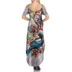 Koala and Tui Bird Christmas in July Family Matching Summer Maxi Dress and Hawaiian Shirt