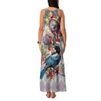 Koala and Tui Bird Christmas in July Family Matching Tank Maxi Dress and Hawaiian Shirt