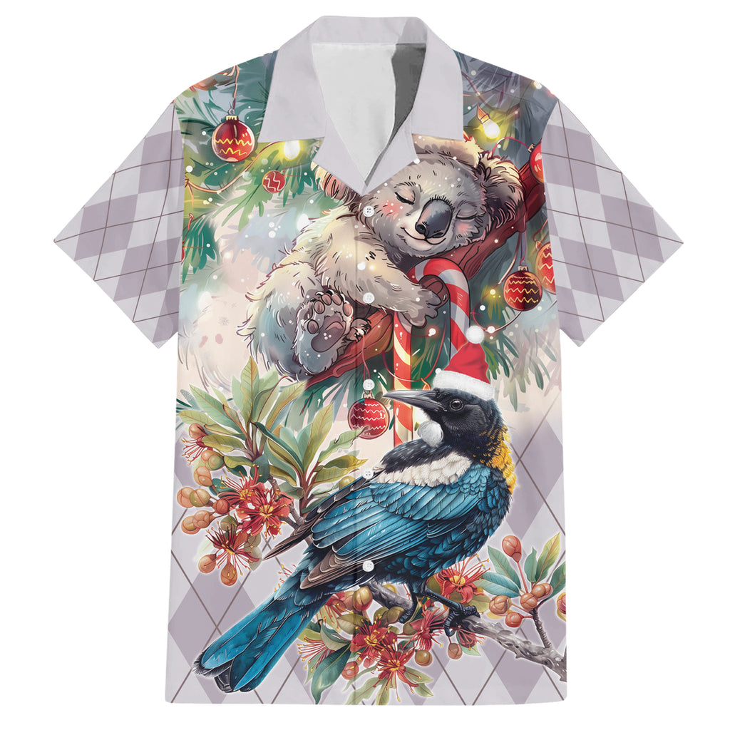 Koala and Tui Bird Christmas in July Hawaiian Shirt