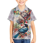 Koala and Tui Bird Christmas in July Hawaiian Shirt