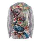 Koala and Tui Bird Christmas in July Long Sleeve Shirt