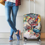 Koala and Tui Bird Christmas in July Luggage Cover
