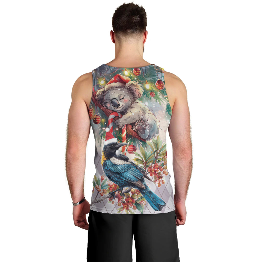 Koala and Tui Bird Christmas in July Men Tank Top