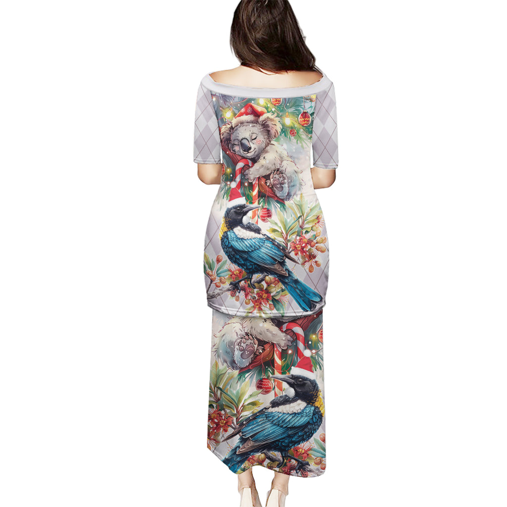 Koala and Tui Bird Christmas in July Puletasi