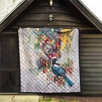 Koala and Tui Bird Christmas in July Quilt