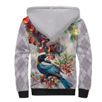 Koala and Tui Bird Christmas in July Sherpa Hoodie