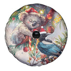 Koala and Tui Bird Christmas in July Spare Tire Cover