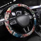 Koala and Tui Bird Christmas in July Steering Wheel Cover