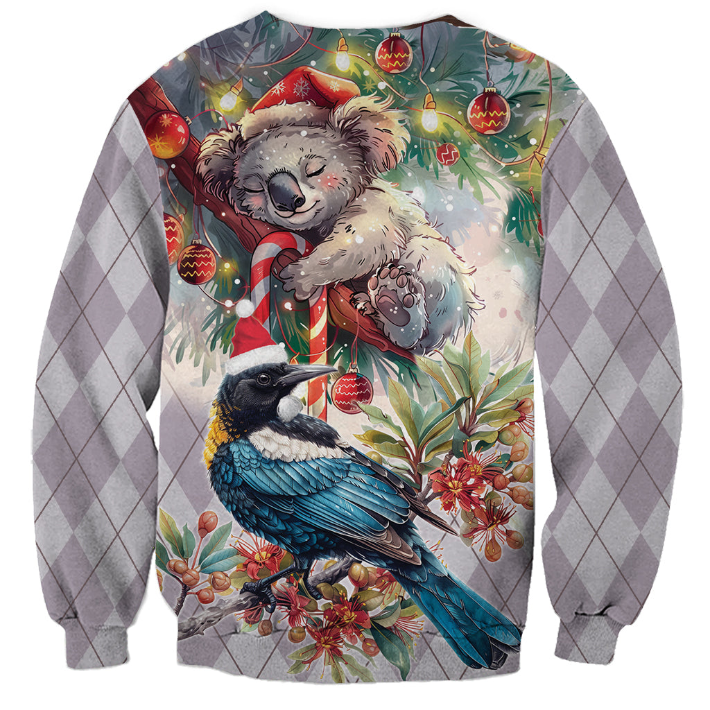 Koala and Tui Bird Christmas in July Sweatshirt