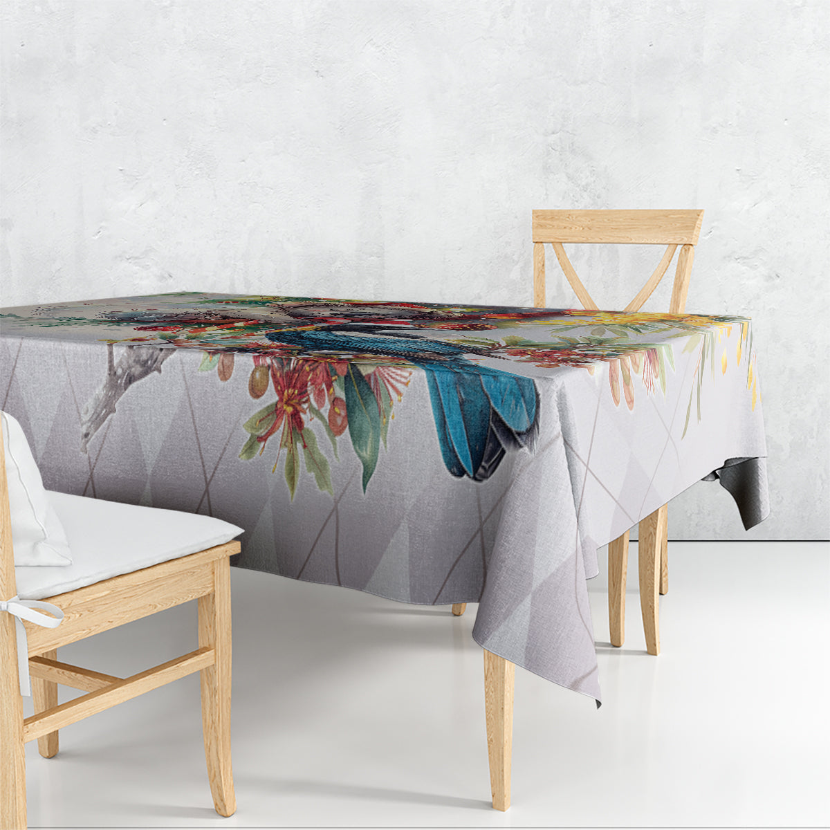 Koala and Tui Bird Christmas in July Tablecloth