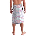 Australian Indigenous Aboriginal Art Lavalava Vivid Pastel Peach Purple