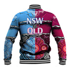 NSW Combine QLD State of Origin Baseball Jacket New South Wales and Queensland Aboriginal LT9