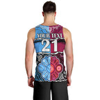 (Custom Text And Number) NSW Combine QLD State of Origin Men Tank Top New South Wales and Queensland Aboriginal LT9