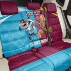 Custom Broncos and Sharks Back Car Seat Cover Sporty Style