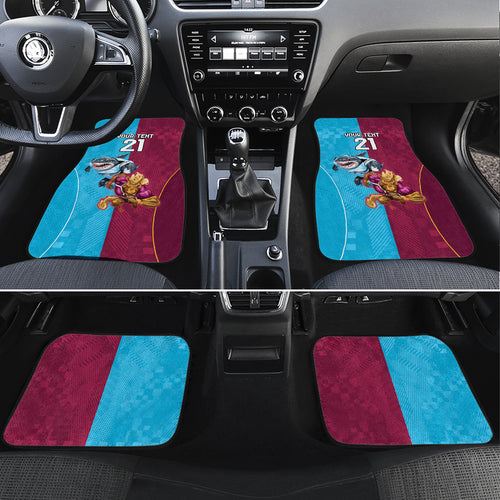 Custom Broncos and Sharks Car Mats Sporty Style