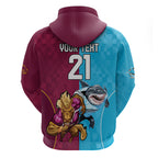 Custom Broncos and Sharks Hoodie Sporty Style