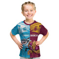 Custom Broncos and Sharks Kid T Shirt Sporty Style