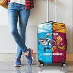 Custom Broncos and Sharks Luggage Cover Sporty Style