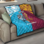 Custom Broncos and Sharks Quilt Sporty Style