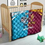 Custom Broncos and Sharks Quilt Sporty Style