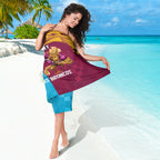 Custom Broncos and Sharks Sarong Sporty Style