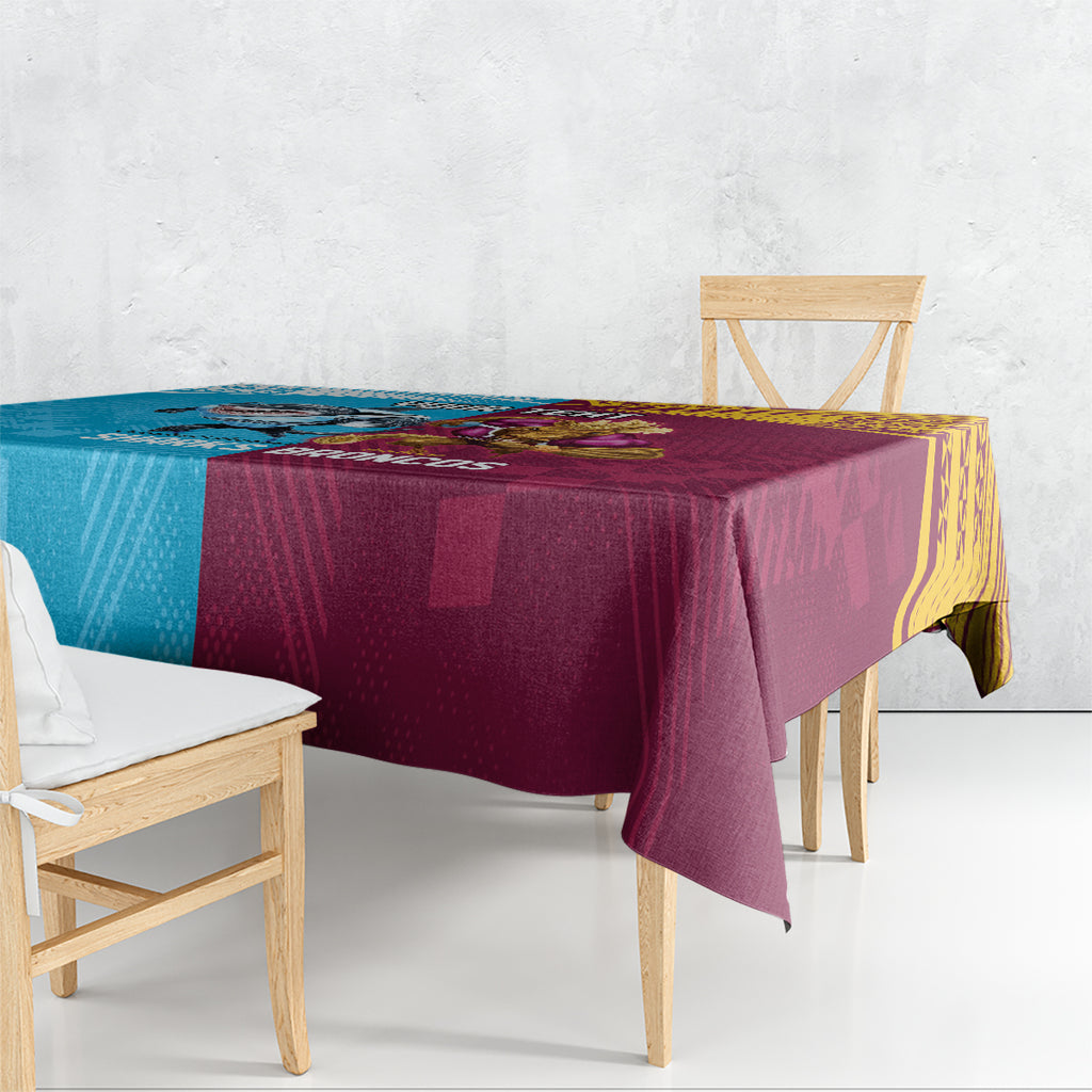 Custom Broncos and Sharks Tablecloth Sporty Style