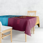 Custom Broncos and Sharks Tablecloth Sporty Style