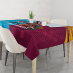 Custom Broncos and Sharks Tablecloth Sporty Style
