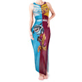 Custom Broncos and Sharks Tank Maxi Dress Sporty Style