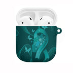 Australia Tourettes Awareness AirPods Case Butterfly Ribbon Art