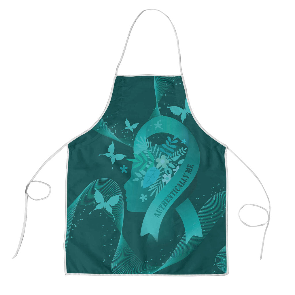 Australia Tourettes Awareness Apron Butterfly Ribbon Art