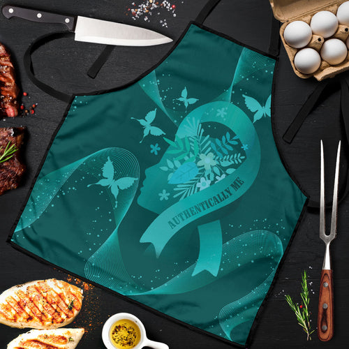 Australia Tourettes Awareness Apron Butterfly Ribbon Art