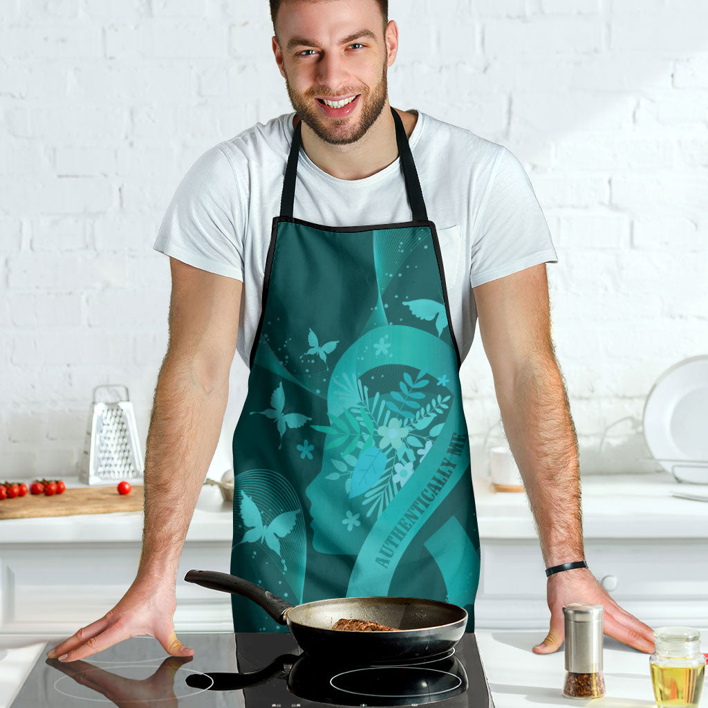 Australia Tourettes Awareness Apron Butterfly Ribbon Art