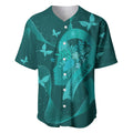Australia Tourettes Awareness Personalised Baseball Jersey Butterfly Ribbon Art