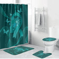 Australia Tourettes Awareness Bathroom Set Butterfly Ribbon Art