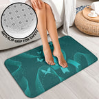 Australia Tourettes Awareness Bathroom Set Butterfly Ribbon Art