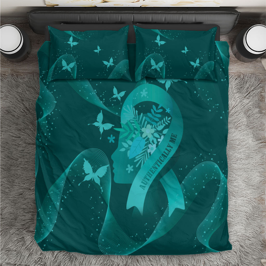 Australia Tourettes Awareness Bedding Set Butterfly Ribbon Art