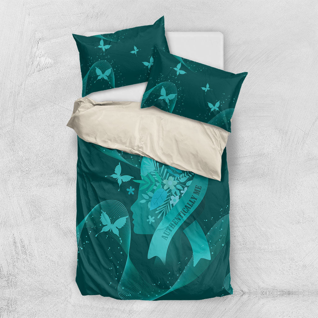 Australia Tourettes Awareness Bedding Set Butterfly Ribbon Art