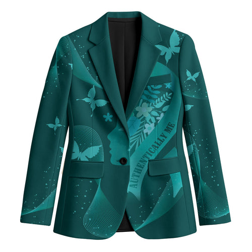 Australia Tourettes Awareness Personalised Blazer Butterfly Ribbon Art