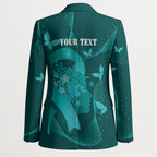 Australia Tourettes Awareness Personalised Blazer Butterfly Ribbon Art
