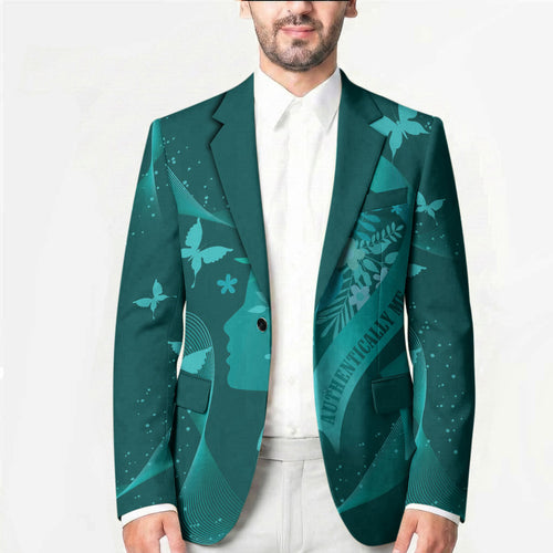 Australia Tourettes Awareness Personalised Blazer Butterfly Ribbon Art