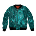 Australia Tourettes Awareness Personalised Bomber Jacket Butterfly Ribbon Art