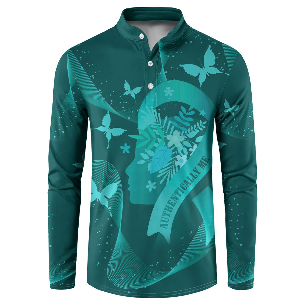 Australia Tourettes Awareness Personalised Button Sweatshirt Butterfly Ribbon Art