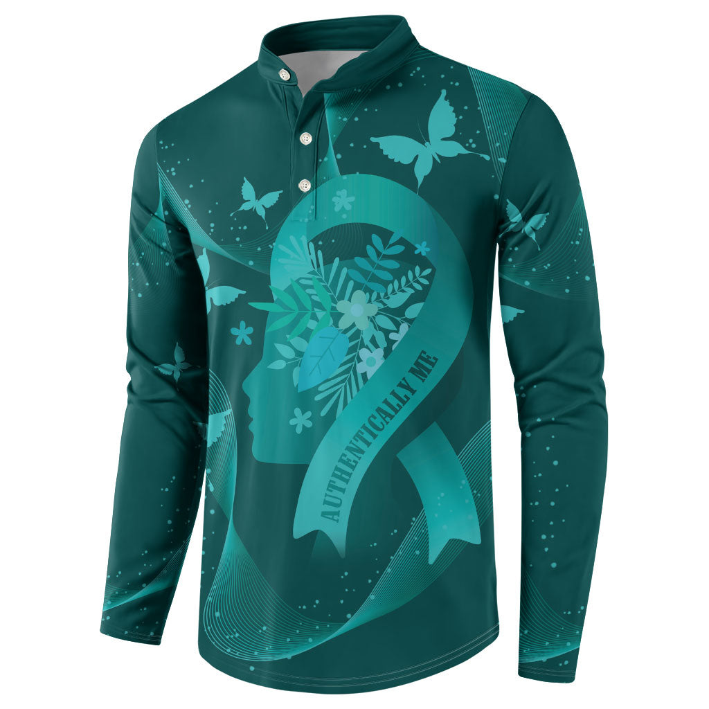 Australia Tourettes Awareness Personalised Button Sweatshirt Butterfly Ribbon Art