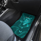 Australia Tourettes Awareness Personalised Car Mats Butterfly Ribbon Art