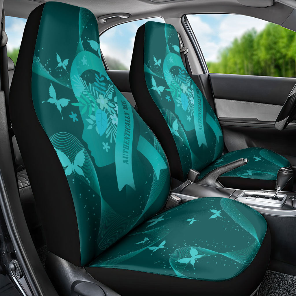 Australia Tourettes Awareness Car Seat Cover Butterfly Ribbon Art