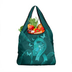 Australia Tourettes Awareness Grocery Bag Butterfly Ribbon Art