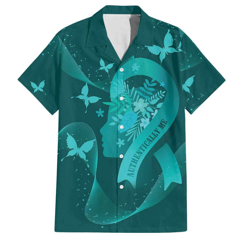 Australia Tourettes Awareness Personalised Hawaiian Shirt Butterfly Ribbon Art